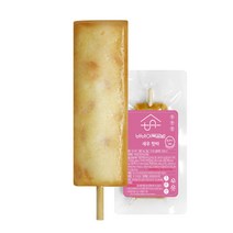 바바어묵공방 무방부제 높은 연육함량 고급 수제 어묵 핫바 (새우), 1개, 80g