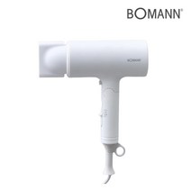 보만 1400W 3단 온도조절 휴대용 접이식 헤어 드라이기 화이트 HD4140W, 단품