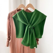 페이크가디건 어깨숄가디건 니트 레이어드 어깨 걸치는 데일리 머플러 피크닉 숄 나들이 스카프