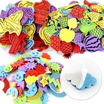 [동화오피스] EVA스티커 / 우레탄스티커 에바스티커 eva스티커, 꽃, 1개