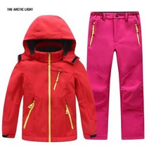 스키복 보드복 남자 여자 공용 이월 TRVLWEGO-가을 캠핑 하이킹 코트와 바지 세트 후드 겨울 학생 방풍 방수 야외 스키 재킷