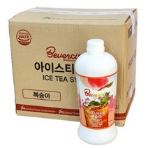 세미 베버시티 후루티 스무디 1.8kg(선택 딸기 키위 망고 배리믹스 파인애플 자몽), 복숭아아이스티2kg-6개