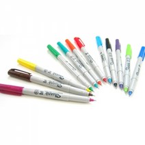 샤피 울트라파인 마카 (낱색) 유리 금속 플라스틱, 옐로우