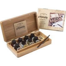 BUyuS[WINSOR&NEWTON] W/N 칼리그래피 잉크세트 우든박스굿딜 브이숍