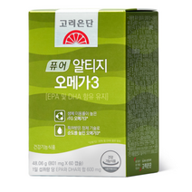 고려은단 퓨어 알티지 rTG 오메가3 60캡슐, 19개