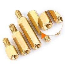 100pcs M3 x 11 + 6 황동 헥스 Standoff 스페이서 스탠드 오프 기둥 남성 x Female-11mm PCB 보드 열 지원, 한개옵션0
