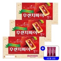 해태제과 후렌치파이 딸기 192g 묶음행사+사은품증정, 3개