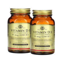 솔가 비타민디3 콜레칼시페롤 55mg 2200 베지 100정 비타민D3 Solgar 2병