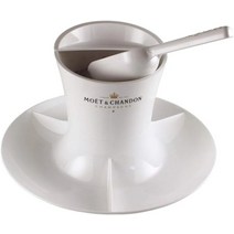 [그랑크뤼] moet & chandon 샴페인 쿨러 트레이 얼음통 주걱 세트, 단일상품ml