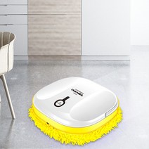 Aiiyya 로봇청소기 무선 청소기 청소+흡하+끌이 3in1, 화이트