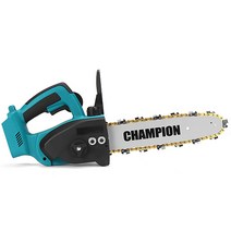 10인치 무선 전동 충전식 체인톱 전기톱 본체만 마끼다 18V 배터리 사용 목공 절삭, 블루