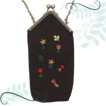 토이앤스티치/자수 패키지 삼각프레임 파우치 들꽃꽃다발 모든재료포함 도안 프랑스자수-DIY, 파우치-들꽃꽃다발-HJ2008