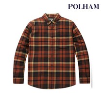 폴햄 남성용 코튼 플란넬 버튼다운 셔츠 PHA4WC1912