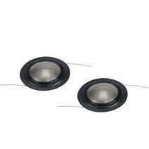 25.4mm 수입 금속 티타늄 필름 + 실크 사이드 다이어프램 25 코어 트위터 보이스 코일 스피커 수리 필름 8 옴 1 쌍, 하나, 검은 색