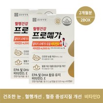 혈행개선 프로메가 알티지 모메가3 듀얼 비타민D [종근당], 60정, 2개, 60정