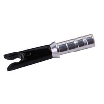 Bicaster 양궁 화살표 핀 노크 알루미늄 플라스틱 S 엔드 ID 42mm 샤프트용 30 개, Black