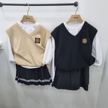 지프키즈 브이넥 니트 베스트 KO2KTU602