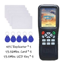 Copykey 복사 X100 ID 125Khz 액세스 제어 엘리베이터 카드 복사기 출석 리더 디코드 IC 13.56Mhz 스마트 키 기계, [04] Package 2