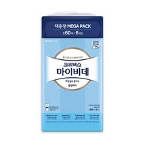 마이비데 화장실용 물티슈 캡형, 60매, 12팩