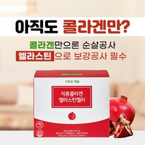 (이로운채율) 석류콜라겐+엘라스틴으로 보강공사 필수 콜라겐 엘라스틴 30포/60포, 20g X 30포