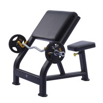 암컬벤치 팔운동 홈짐 프리쳐컬 암컬머신 재활 팔뚝, 블랙 프레임 1.2m 커브드 바 30KG 바벨