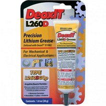 CAIG LABORATORIES DeoxIT L260-DGQ1 리튬 그리스 클리너/산화제 흑연/쿼츠 입자 28g 스퀴즈 튜브 1팩, 1
