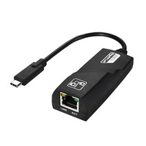 USB2.0 USB3.0 USB-A타입 USB-C타입 유선랜카드 랜젠더 이더넷 Gigabit LAN Adapter, USB3.0 USB-C 유선랜카드