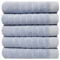 호텔수건 170g 블루라인 30수 코마사, 연블루5장