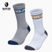 블랙야크 공용 등산양말 폴리진 미드삭스 2BYSCX3904 남성 여성 중목 사계절 기능성 삭스, 그레이, 24