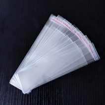포장지 파티용품 비닐 opp 투명 직사각형 플라스틱 자체 접착 가방 ziplock 펜, 사용 가능한 크기-12x17cm, 200개