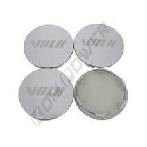 휠캡 VOLK RAYS-스포츠 림 브론즈 실버 휠 센터 캡 60MM 자동차 레이싱 TE37 CE28 RE30 G25 ZE40 4 개, 01 SILVER VOLK