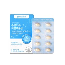 [한미생활건강] 수분가득 히알루론산 500mlx60캡슐, 1개, 60캡슐