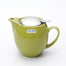 제로재팬 도자기 라운드 티포트 580ml 알로에 차포트 주전자 3인용 _ 22092786EA, 쿠팡 4번샵 본상품선택