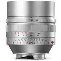 라이카 leica 11667 녹틸룩스 m f0.9550mm asph. 실버 라이카 m마운트