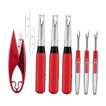 GHSHOP 인체 공학적 그립 솔기 리퍼 키트 다채로운 대형 실 리무버 도구 바느질 공예용 핸디 스티치 리퍼 단 및 솔기, 다중, 플라스틱, 1
