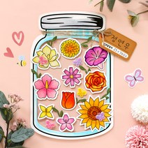 컬러링 꽃 관찰 5set, 단품, 1개