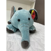 부드러운 코끼리 애착인형 쿠션 3컬러, 핑크