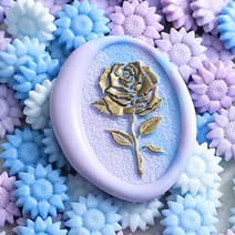 실링왁스씰 100P 블루파스텔 믹스씰왁스 씰링비즈