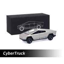 테슬라사이버트럭 1:64 합금 다이 캐스트 테슬라 사이버 트럭 트럭 01 장난감 자동차, 실바, 실바
