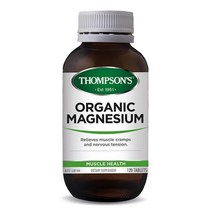 THOMPSONS ORGANIC MAGNESIUM 톰슨스 뉴질랜드 오가닉 마그네슘 100mg 120정