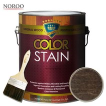 노루페인트 칼라스테인 오일스테인 1.9L 나무 목재 보호, 엔틱