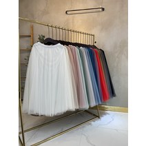 씨샵인더룸 / 18컬러 엘리시아 쉬폰 사 밴딩 스커트 r