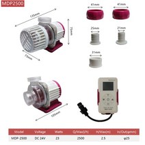 수중 펌프 미니 물펌프 배수용 jebao new 모터 순환 소형 농업용양수기 220V, mdp-2500, 협력사, 영국 플러그