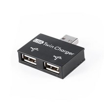usb허브트윈 여성 충전기에 USB 2.0 남성 듀얼 2 포트 DC 5V 충전 분배기 허브 어댑터 변환기 커넥터 노트, 01 a