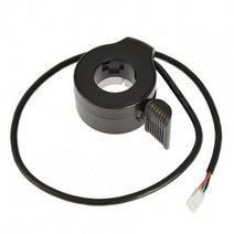 전기 자전거 액세서리 1 pc 전자 자전거 엄지 스로틀 손가락 엄지 스로틀 ebike 가속기 전기 스쿠터 전기 자전거 부품 키트 3 와이어 그립, 검은색, 01  Black, 한개옵션1