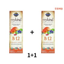 가든오브라이프 Garden of Life 마이카인드 오가닉 비타민B12 라즈베리 58ml X2팩, 1개