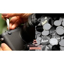 오리지널 라이카 M6/M7/M8/M9/ME /M10/라이카 Q 블랙/레드 로고, 검은 색, 1개