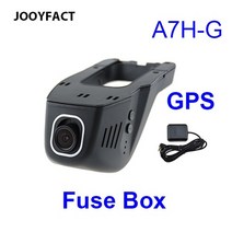 기발한 수입 보세 자동차 액세서리 jooyfact a7h car dvr dvrs registrator dash cam 카메라 디지털 비디오 레코더 캠코더 1080p night, a7h-g 블랙 실버, 64g c10 tf 카드 포함