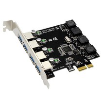 Windows XP/Vista/7/8/8.1/10 (4 포트) 용 데스크톱 용 Express 확장 카드 용 Profession PCI-E ~ USB 3.0 PCI, 1개