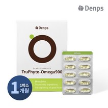 덴프스 트루식물성오메가900 1개월 1BOX, 단품/1박스 1개월분